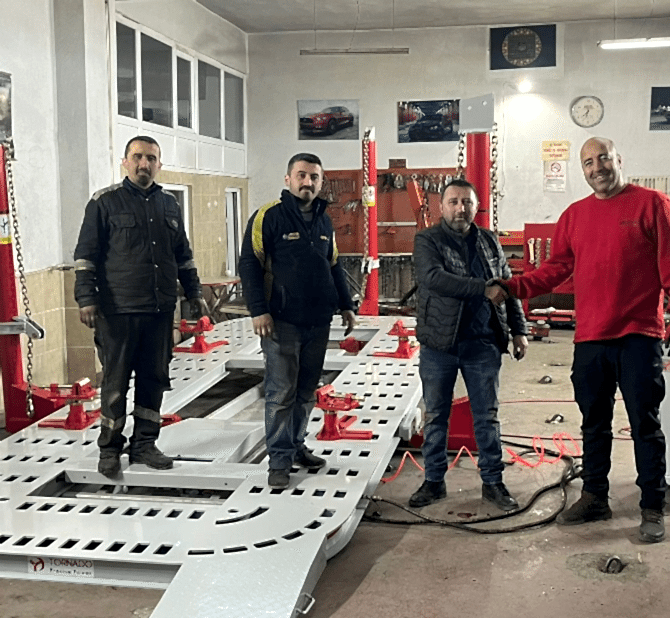 TORNADO CNC ŞASE ÇEKTİRME MAKİNESİ ANKARA’DA KURULUM VE EĞİTİMİ TAMAMLANDI