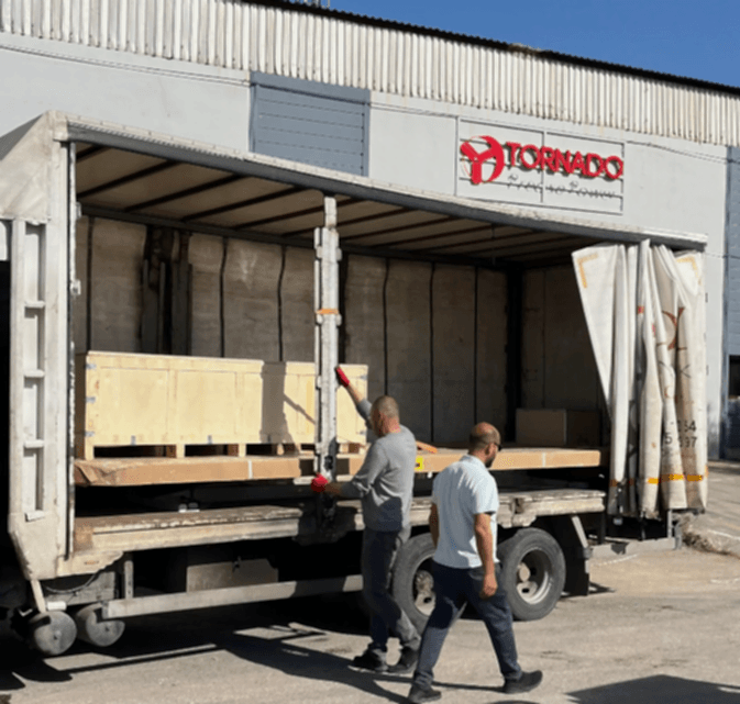 Tornado CNC Şase Çektirme Makinesi Urfa'ya Sevkiyatı
