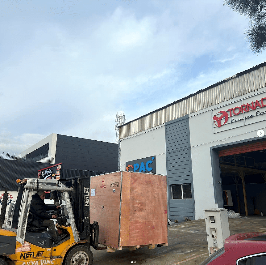 TORNADO CNC NİĞDE HRW 22 YATAY CNC JANT TORNA MAKİNESİ SEVKİYATIMIZ